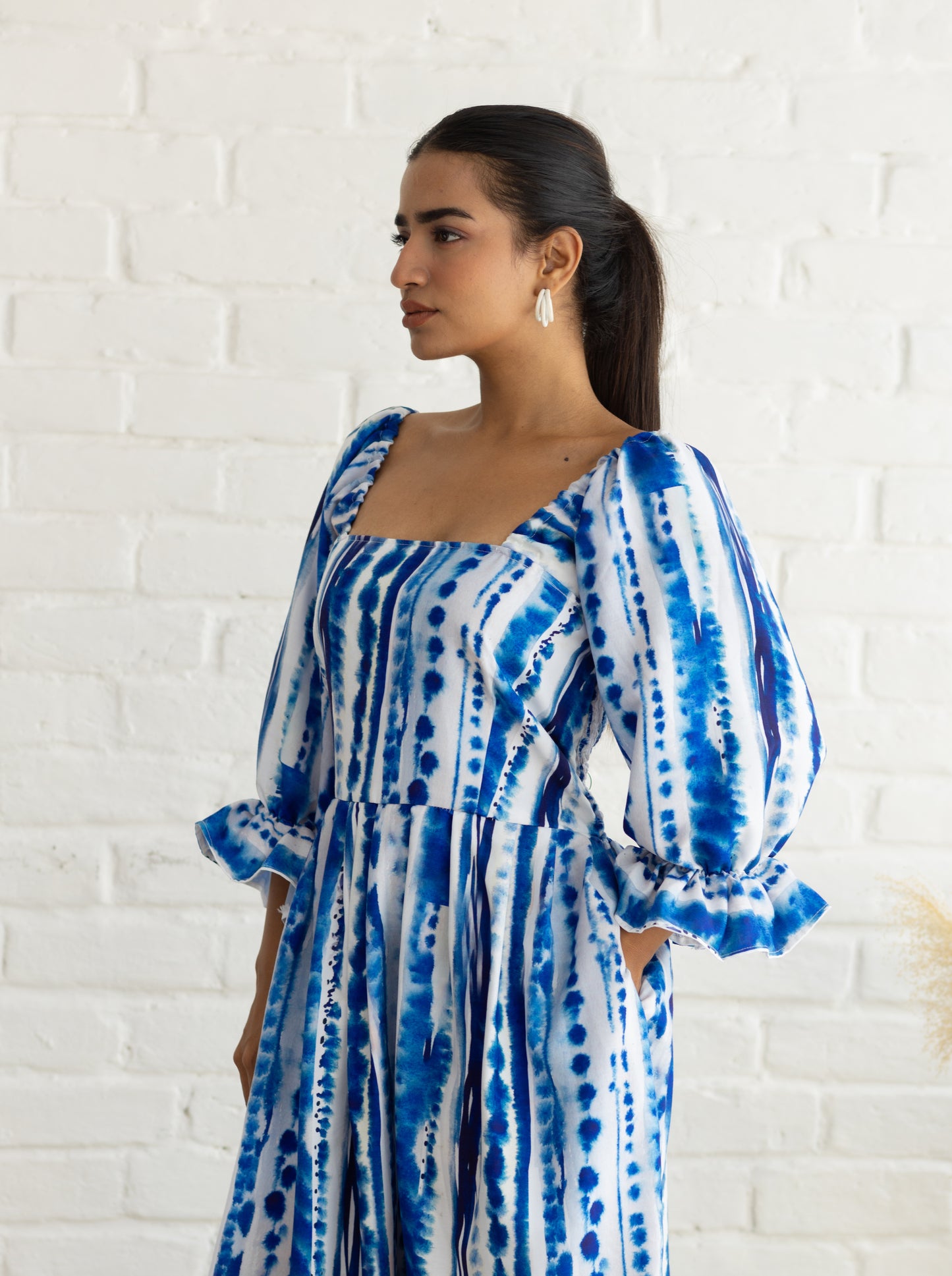 Shibori Maxi Dress