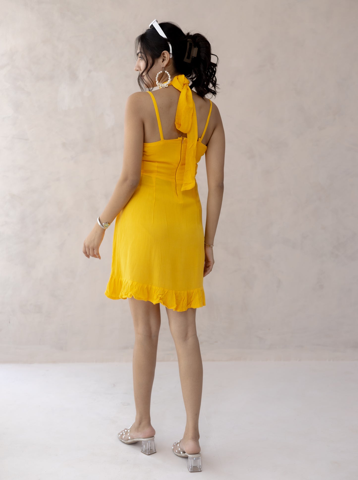 Sia Solid Knot Dress