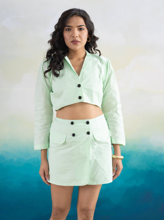 Lyla Skirt Set in Mint