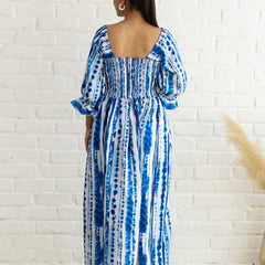 Shibori Maxi Dress