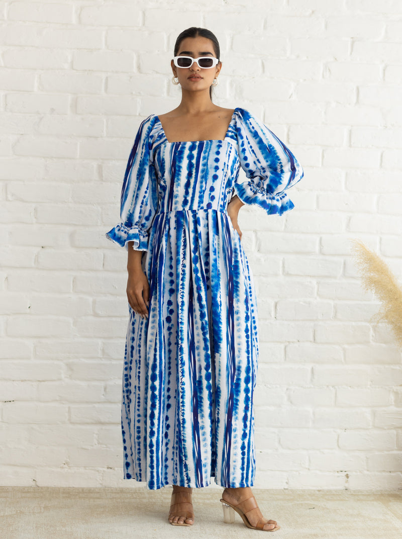 Shibori Maxi Dress