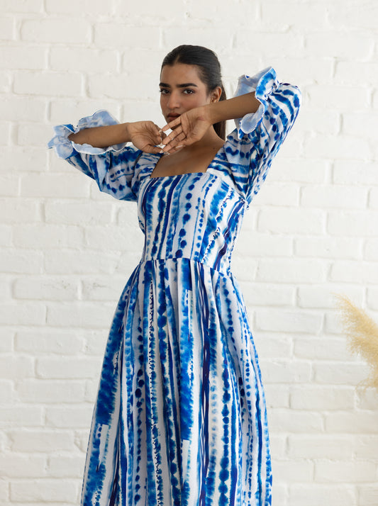 Shibori Maxi Dress