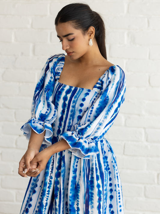 Shibori Maxi Dress