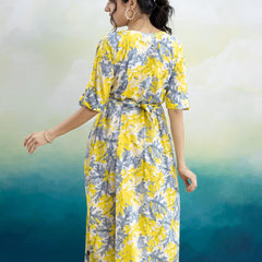 Rasha Printed Midi Dress