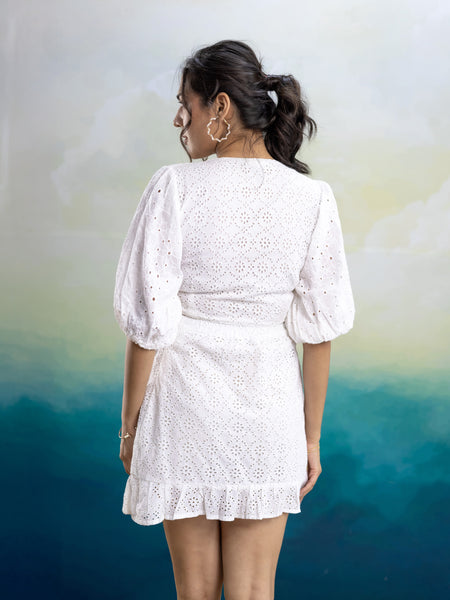 Savanna Schiffli Skirt set