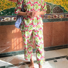 Flamingo Asymmetric Co-ord Set