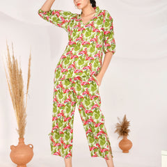 Flamingo Asymmetric Co-ord Set