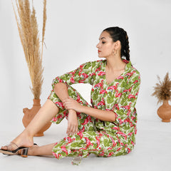 Flamingo Asymmetric Co-ord Set