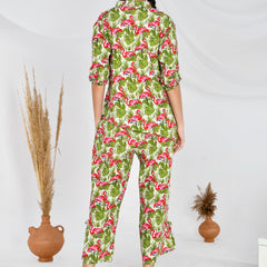 Flamingo Asymmetric Co-ord Set
