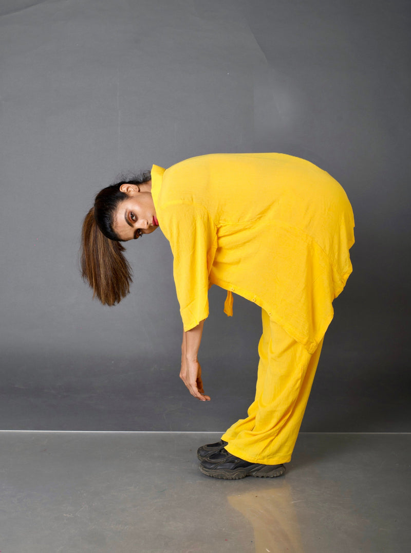 Mustard Textured Co-ord Set