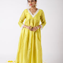 Lime Kurta Set