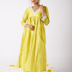 Lime Kurta Set