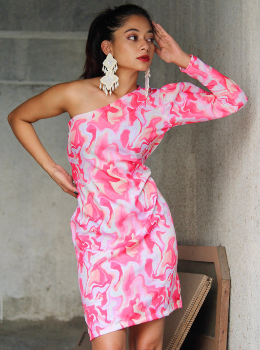 Mindy One Shoulder Dress