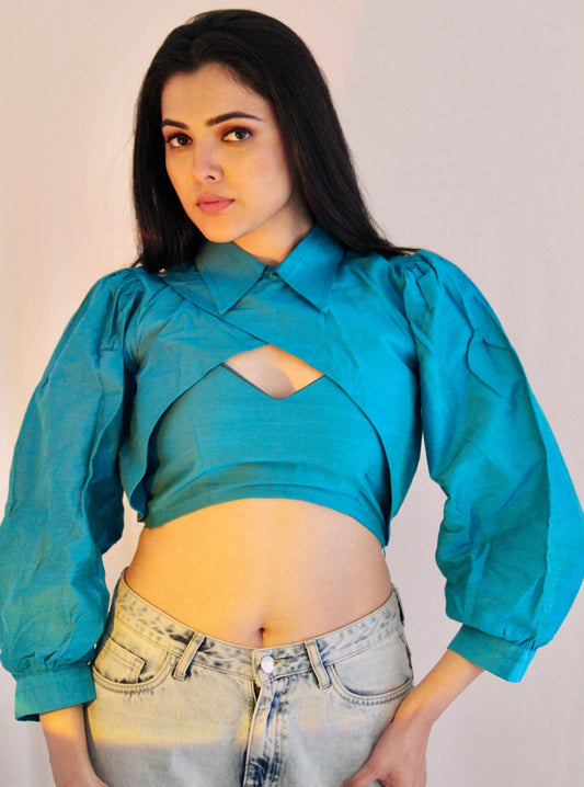 Raw Silk Ivy Crop Top