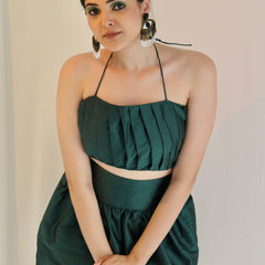 Janice Taffeta Skirt Set